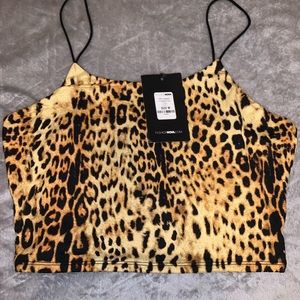 Cheetah Print Crop Top